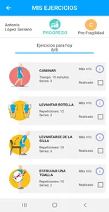 Vivifrail App screenshot 2