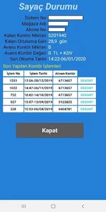 Sayaç Yönetim screenshot 5