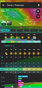 Počasí Meteo + Radar a Satelit screenshot 1