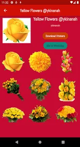 Flores Amarillas Stickers screenshot 10