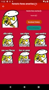 Flores Amarillas Stickers screenshot 3