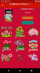 Flores Amarillas Stickers screenshot 4
