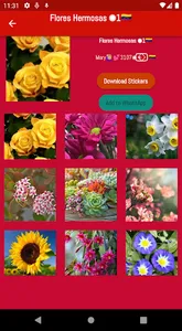 Flores Amarillas Stickers screenshot 6