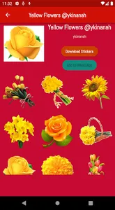 Flores Amarillas Stickers screenshot 9