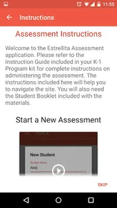Estrellita Assessment screenshot 1