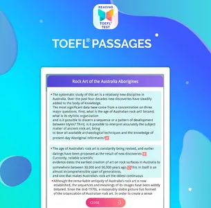 Reading - TOEFL® Prep Tests screenshot 10