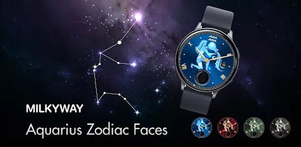 MilkyWay Aquarius Zodiac Faces screenshot 0