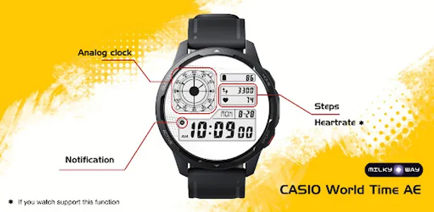 MilkyWay - CASIO World Time AE screenshot 0