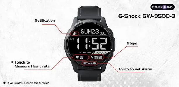 MilkyWay Casio G-Shock GW-9500 screenshot 1
