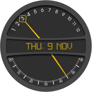 MilkyWay Analog Half Dial Date screenshot 4