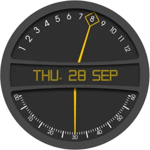 MilkyWay Analog Half Dial Date screenshot 5