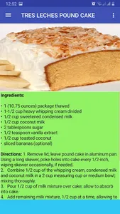 Sweet Cake Recipe screenshot 1