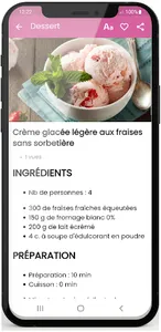 Recette hypocalorique facile screenshot 1