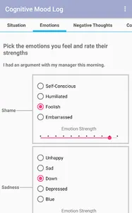 Cognitive Mood Log screenshot 0