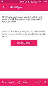 Mind Gym - Brain Games and Rid screenshot 3