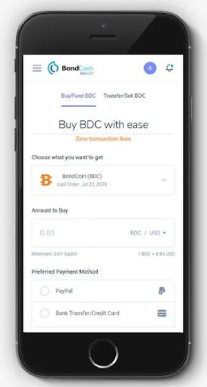Bondcoin Wallet screenshot 2