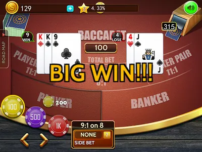 Baccarat casino offline card screenshot 12