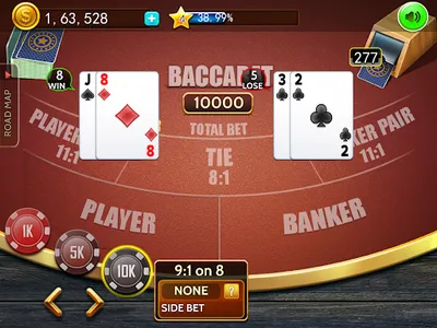 Baccarat casino offline card screenshot 13