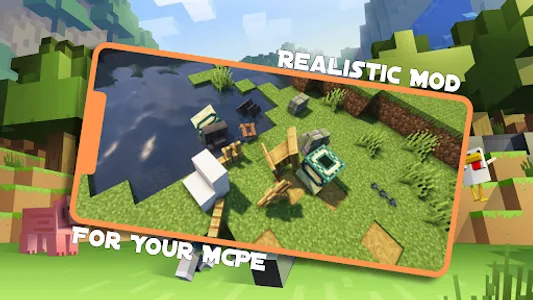 Realistic Mod for MCPE screenshot 0