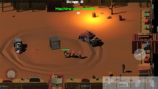 Mini Zombie Battle screenshot 1