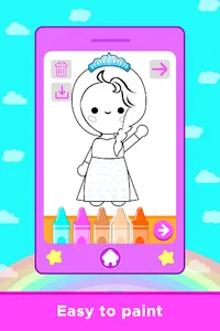 Princess Coloring Phone screenshot 5