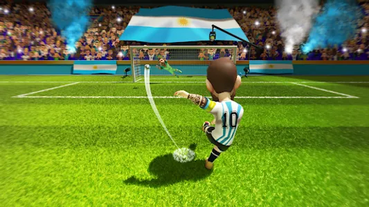 Mini Football - Mobile Soccer screenshot 0