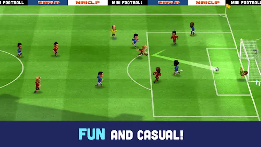 Mini Football - Mobile Soccer screenshot 1