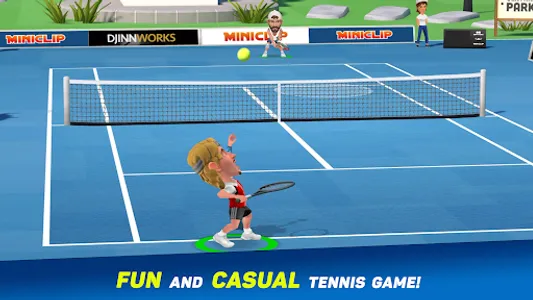 Mini Tennis: Perfect Smash screenshot 0