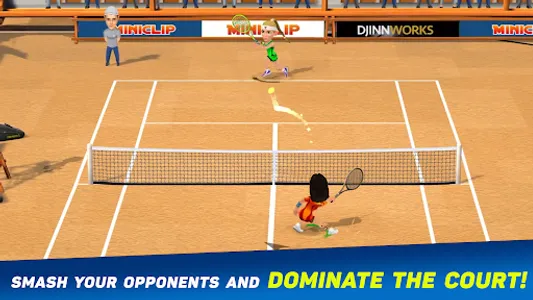 Mini Tennis: Perfect Smash screenshot 1