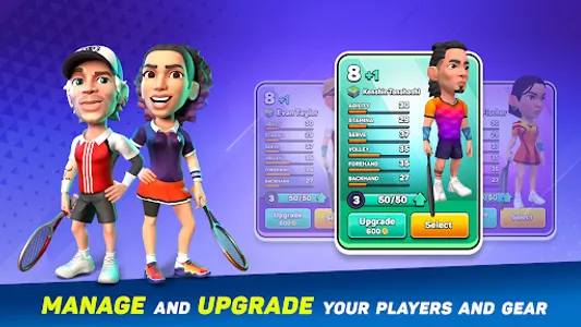 Mini Tennis: Perfect Smash screenshot 2