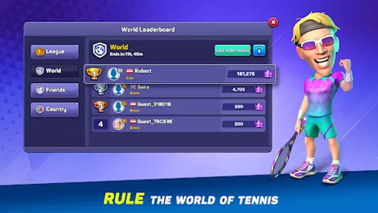 Mini Tennis: Perfect Smash screenshot 3