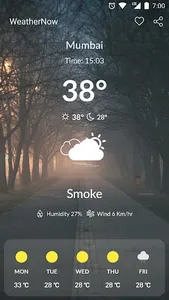 Today - Beautiful Weather Clie screenshot 1