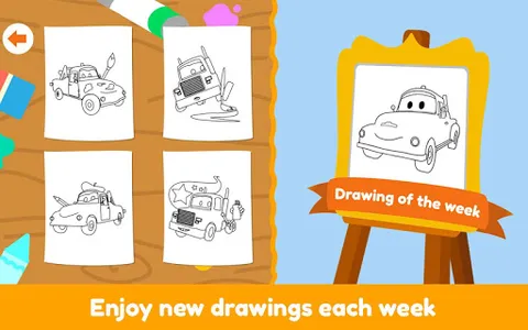 Car City: Coloring Book screenshot 13