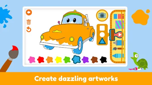 Car City: Coloring Book screenshot 2