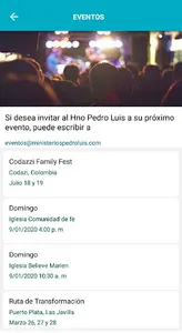 Ministerios Pedro Luis Interna screenshot 2