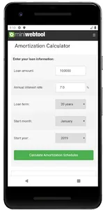 Amortization Calculator screenshot 0