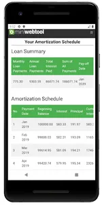 Amortization Calculator screenshot 2