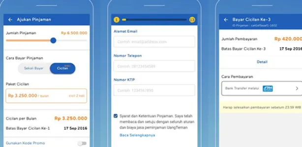 Uang Teman Pinjaman Advice screenshot 1