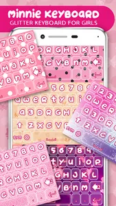 Minnie Glitter Keyboard screenshot 0