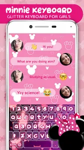 Minnie Glitter Keyboard screenshot 1