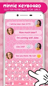 Minnie Glitter Keyboard screenshot 13