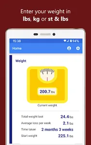 Weight Tracker screenshot 0