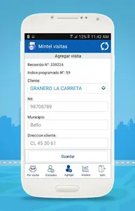 Mintel visitas screenshot 1