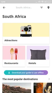 South Africa Travel Guide in E screenshot 0