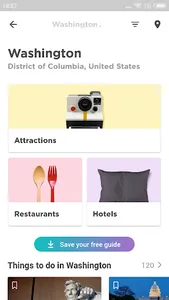 Washington Travel Guide in Eng screenshot 0