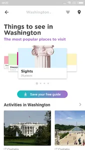 Washington Travel Guide in Eng screenshot 1