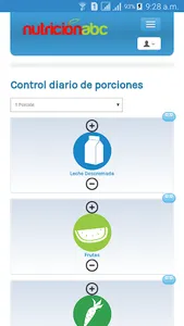 Nutricion ABC screenshot 0