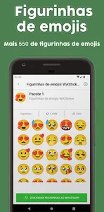 Figurinhas de emojis WASticker screenshot 0