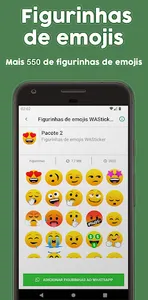 Figurinhas de emojis WASticker screenshot 1