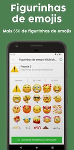 Figurinhas de emojis WASticker screenshot 2